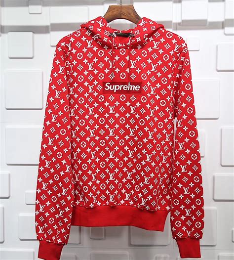 supreme x louis vuitton hoodie.